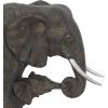 image:imageDeco 79 Polystone Elephant Decorative Sculpture Home Decor Statue Accent Figurine 20 x 7 x 13 Gray