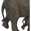 image:imageDeco 79 Polystone Elephant Decorative Sculpture Home Decor Statue Accent Figurine 20 x 7 x 13 Gray