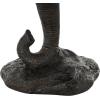 image:imageDeco 79 Polystone Elephant Mom and Baby Sculpture 10 x 7 x 17 Black