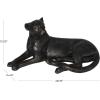 image:imageDeco 79 Polystone Leopard Decorative Sculpture Laying Home Decor Statue Accent Figurine 29 x 14 x 13 BlackBlack