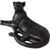 image:imageDeco 79 Polystone Leopard Decorative Sculpture Laying Home Decor Statue Accent Figurine 29 x 14 x 13 BlackBlack
