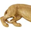 image:imageDeco 79 Polystone Leopard Decorative Sculpture Laying Home Decor Statue Accent Figurine 29 x 14 x 13 BlackGold