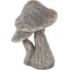 image:imageDeco 79 Polystone Mushroom Decorative Sculpture Textured Home Decor Statue Accent Figurine 9 x 9 x 14 Gray