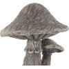 image:imageDeco 79 Polystone Mushroom Decorative Sculpture Textured Home Decor Statue Accent Figurine 9 x 9 x 14 Gray