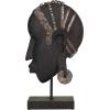 image:imageDeco 79 Polystone Woman Decorative Sculpture African Home Decor Statue Accent Figurine 5 x 8 x 16 Black