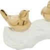 image:imageDeco 79 Porcelain Ceramic Bird Decorative Sculpture Home Decor Statue Accent Figurine 14 x 5 x 6 Gold14 x 5 x 6