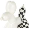 image:imageDeco 79 Porcelain Ceramic Dog Decorative Sculpture Balloon Home Decor Statues Set of 2 Accent Figurines 9 7H SilverWhite