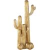 image:imageDeco 79 Resin Cactus Decorative Sculpture Layered Home Decor Statue Accent Figurine 10 x 7 x 23 GoldGold