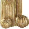 image:imageDeco 79 Resin Cactus Decorative Sculpture Layered Home Decor Statue Accent Figurine 10 x 7 x 23 GoldGold