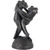 image:imageDeco 79 Resin Frog Decorative Sculpture Patina Dancing Home Decor Statue with Rock Base Accent Figurine 9 x 7 x 17 Bronze