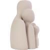 image:imageDeco 79 Resin People Decorative Sculpture Abstract Home Decor Statues with Tucked Sitting Position Set of 2 Accent Figurines 8 7 H WhiteCream