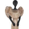 image:imageDeco 79 Resin Woman Decorative Sculpture Home Decor Statue with Ivory Attire Accent Figurine 7 x 7 x 18 Black5 x 5 x 17