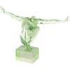 image:imageDeco 79 Resin Woman Decorative Sculpture Tinted Home Decor Statue Accent Figurine 6 x 6 x 18 OrangeGreen