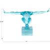 image:imageDeco 79 Resin Woman Decorative Sculpture Tinted Home Decor Statue Accent Figurine 6 x 6 x 18 OrangeLight Blue