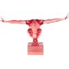 image:imageDeco 79 Resin Woman Decorative Sculpture Tinted Home Decor Statue Accent Figurine 6 x 6 x 18 OrangePink
