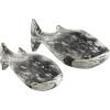 image:imageDeco 79 Wood Whale Decorative Sculpture Distressed Home Decor Statues Set of 2 Accent Figurines 13 11W CreamCream