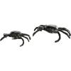 image:imageDeco 79 Aluminum Metal Crab Decorative Sculpture Home Decor Statues Set of 2 Accent Figurines 13 9W Black