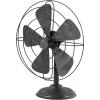 image:imageDeco 79 Metal Fan Decorative Sculpture Home Decor Statue Accent Figurine 15 x 8 x 18 Black