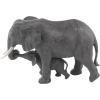 image:imageDeco 79 Polystone Elephant Decorative Sculpture Home Decor Statue Accent Figurine 20 x 7 x 13 Gray