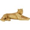 image:imageDeco 79 Polystone Leopard Decorative Sculpture Laying Home Decor Statue Accent Figurine 29 x 14 x 13 BlackGold