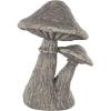 image:imageDeco 79 Polystone Mushroom Decorative Sculpture Textured Home Decor Statue Accent Figurine 9 x 9 x 14 Gray