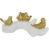 image:imageDeco 79 Porcelain Ceramic Bird Decorative Sculpture Home Decor Statue Accent Figurine 14 x 5 x 6 Gold14 x 5 x 6