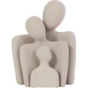 image:imageDeco 79 Resin People Decorative Sculpture Abstract Home Decor Statues with Tucked Sitting Position Set of 2 Accent Figurines 8 7 H WhiteCream