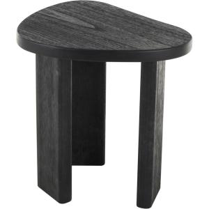 image:imageDeco 79 Wood Handmade Side End Accent Table End Table Side Table 20 x 16 x 20 Black