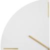 image:imageCosmoLiving by Cosmopolitan Wood Round Wall Clock with Marble Side 24 x 2 x 24 BrownBrown