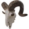 image:imageDeco 79 Polystone Sheep Home Wall Decor Skull Wall Sculpture Wall Art 14 x 5 x 12 White14L x 55W