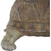 image:imageDeco 79 Resin Turtle Indoor Outdoor Garden Sculpture Distressed Textured Small Planter Pot with Patterned Shell Planter 14 x 24 x 13 Brown