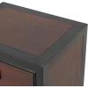 image:imageDeco 79 Wooden Room Cabinet 1 Drawer 1 Shelf and 1 Door Storage Cabinet Accent Cabinet 16 x 13 x 26 Dark Brown
