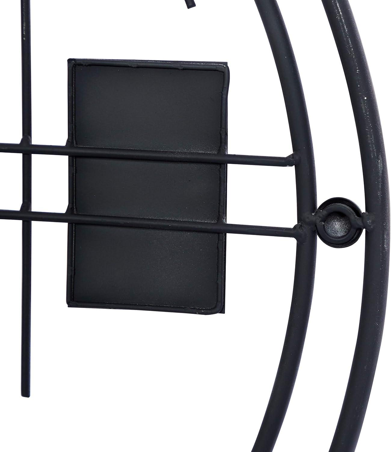 image:imageDeco 79 Metal Abstract Home Wall Decor Wall Sculpture with Vase Details Wall Art 24 x 22 x 1 Multi Colored