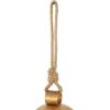 image:imageDeco 79 Metal Indoor Outdoor Decorative Bell Meditation Bell with Jute Hanging Rope Cow Bell 7 x 7 x 16 Gold