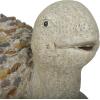 image:imageDeco 79 Polystone Turtle Decorative Garden Sculpture Indoor Outdoor Garden Statue with Stone Mosaic Design Outdoor Sculpture 14 x 11 x 10 White