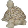 image:imageDeco 79 Polystone Turtle Decorative Garden Sculpture Indoor Outdoor Garden Statue with Stone Mosaic Design Outdoor Sculpture 14 x 11 x 10 White