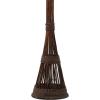 image:imageDeco 79 Bamboo Wood Room Floor Lamp Standing Tall Lamp Tall Lamp 10 x 10 x 59 Brown