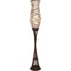 image:imageDeco 79 Bamboo Wood Room Floor Lamp Standing Tall Lamp Tall Lamp 10 x 10 x 59 Brown