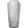 image:imageDeco 79 Ceramic Decorative Vase Faux Marble Centerpiece Vase Flower Vase for Home Decoration 6 x 7 x 14 WhiteBlack
