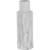 image:imageDeco 79 Ceramic Decorative Vase Faux Marble Centerpiece Vase Flower Vase for Home Decoration 6 x 7 x 14 WhiteWhite