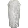 image:imageDeco 79 Ceramic Decorative Vase Faux Marble Centerpiece Vase Flower Vase for Home Decoration 6 x 7 x 14 WhiteBlack