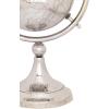 image:imageDeco 79 Aluminum Metal Globe 8 x 7 x 13 Silver
