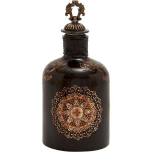 image:imageDeco 79 Glass Stopper Bottle 6 by 14Inch7 by 16Inch