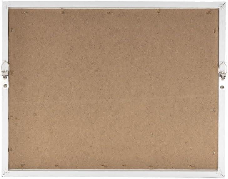 image:imageDeco 79 Canvas Abstract Decorative Framed Wall Art Wavy Canvas Wall Art with White Frame Art 11 x 1 x 14 Multi Colored