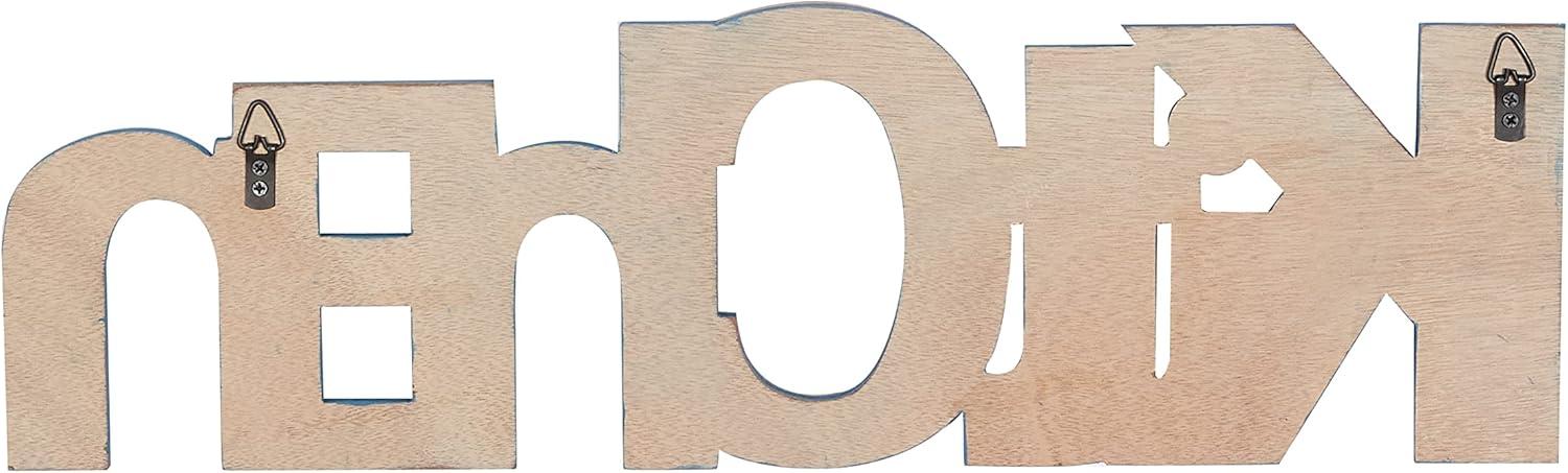 image:imageDeco 79 Multi Colored Wood Coastal Wall Decor 7 x 24 x 1 Inches