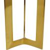 image:imageCosmoLiving by Cosmopolitan Aluminum Geometric Pillar Candle Holder Set of 2 14 10H Gold