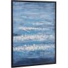image:imageCosmoLiving by Cosmopolitan Canvas Landscape Framed Wall Art with Black Frame 30 x 1 x 39 Blue