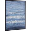 image:imageCosmoLiving by Cosmopolitan Canvas Landscape Framed Wall Art with Black Frame 30 x 1 x 39 Blue