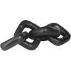 image:imageDeco 79 Aluminum Metal Chain Decorative Sculpture Home Decor Statue Accent Figurine 14 x 5 x 3 Black