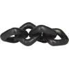 image:imageDeco 79 Aluminum Metal Chain Decorative Sculpture Home Decor Statue Accent Figurine 14 x 5 x 3 Black